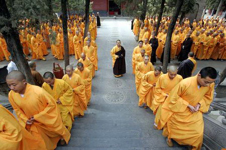 Cérémonie ordination des moines