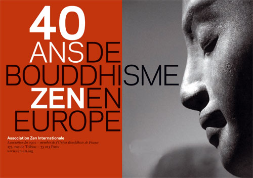 Affiche : 40 ans du Bouddhisme Zen en Europe