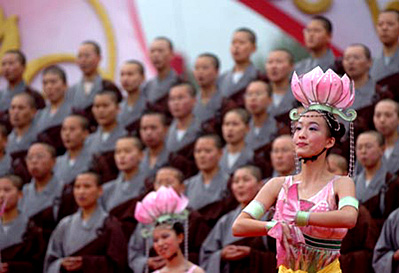 Shanxi - fête du bouddhisme