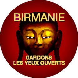 Badge pour la Birmanie