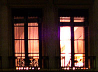 bougies aux fenêtres