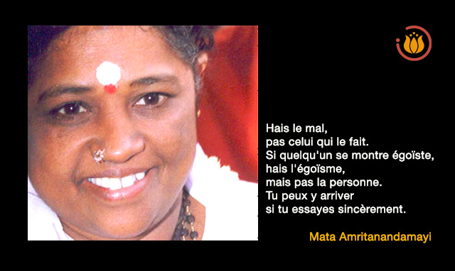 Mata Amritanandamayi, appelée Amma