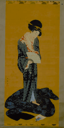 Jeune femme s’habillant, Kitagawa Utamaro (1753 - 1806)