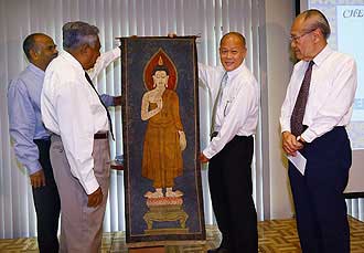 The Institute of South East Asian Studies (Iseas) on Wednesday received  million from the Singapore Buddhist Lodge to set up a research centre to study the religion.