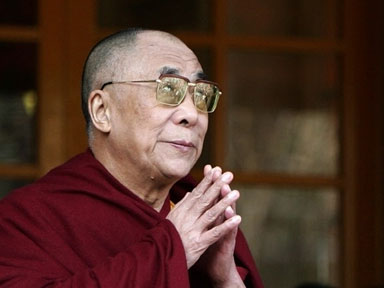 Le dalai lama à Dharamsala (Inde), le 10 mars 2008.
