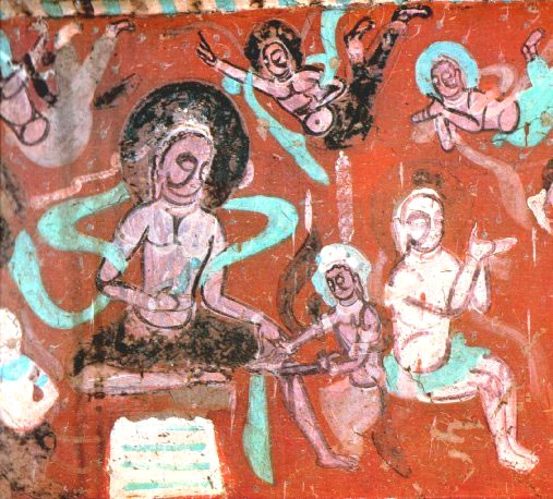Mural in 273th Cave of Mogao Caves