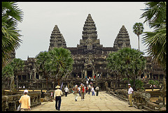 Vue du temple d'Angkor