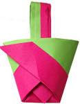 Paper Basket (Origami Folding)