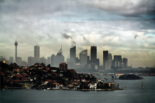 Pollution sur la baie de Sydney