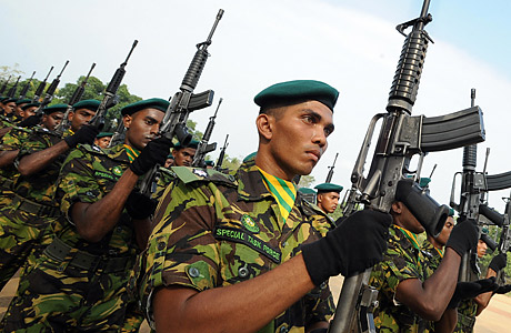 Soldiers of the Sri Lanka Army