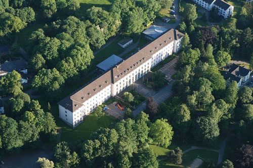 bird 's eye view of Plum Village Centre in France bird 's eye view of Plum Village Centre in France