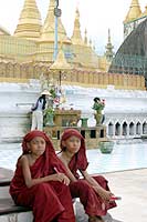 Young Burmese enter monkhood out of religious Young Burmese enter monkhood out of religious