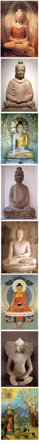 Bouddhas de différentes traditions