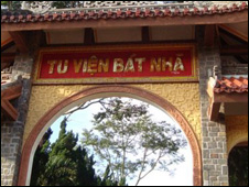 Bat Nha monastery sign The Bat Nha monastery is at the centre of a complex dispute