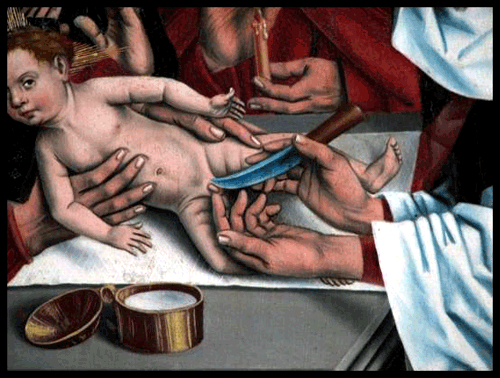 Circoncision (détail), XVe Siècle.