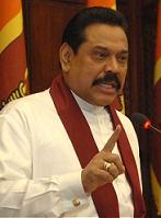 President Mahinda Rajapaksa