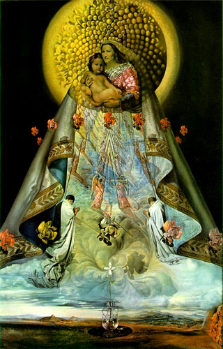 Vierge de Guadalupe vue par Dali