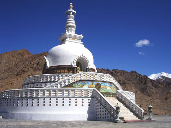 Shanti Stupa, Leh