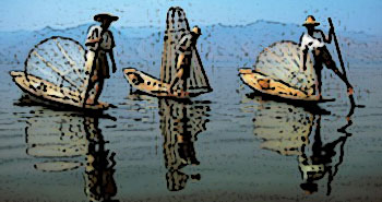 pèche au Cambodge