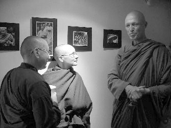 Ajahn Sucitto speaks with Aj. Metta and Sr Sumedha at Rocana Vihara