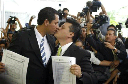 Mexico City is the first major city in Latin America to legalize gay marriage!