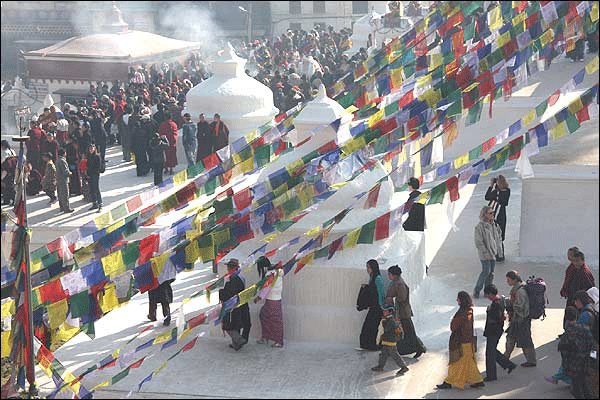 Bodhnath Nepal © BBC