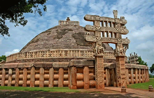 A UNESCO world heritage site in central India