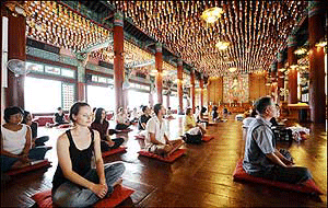 Temple stay in Korea. Filepic