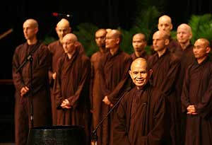 Consume with passion: Thich Nhat Hanh, a zen master.