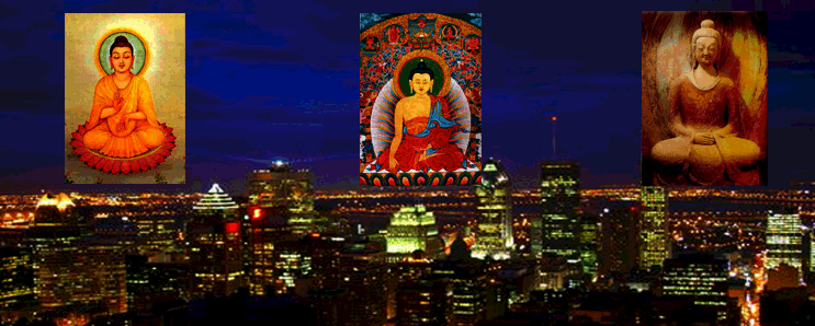 La Paix des Bouddhas dans le ciel de Montréal...