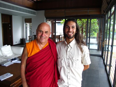 Matthieu Ricard et Rodolphe Sinimalé.