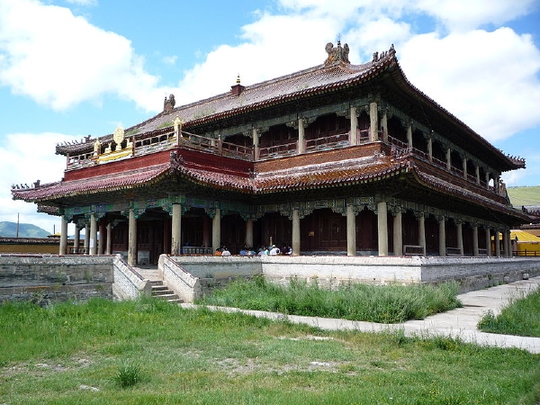 Amarbayasgalant, hall principal