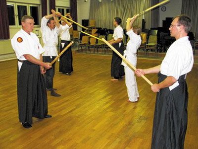 Kontakttraining mit dem Holzstab (