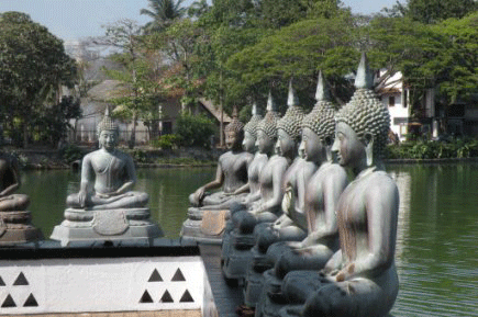 Le temple Sima Malaka, à Colombo