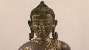 Im Jahr 623 vor Christus wurde der spätere Buddha geboren. Diese nepalische Statue des Prinzen in Meditationshaltung stammt aus dem 12. Jahrhundert.