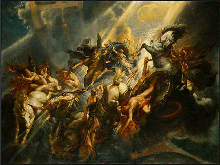 Chute de Phaeton, par Rubens