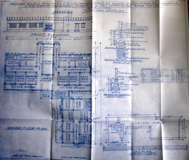 Plan de l'orphelinat