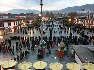 Le quartier historique de Lhassa © AFP PHOTO