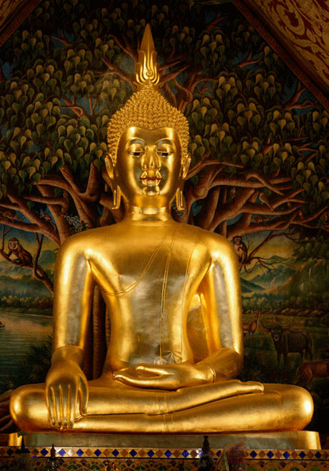 Chang Mai - Buda en bronce