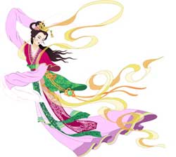 Chang E vola verso la luna (Wendy Huang, Epoch Times)