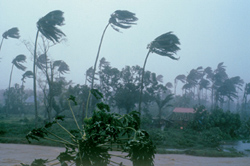 Tempête en Asie