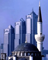 Mosquée de Tokyo, vue du ciel