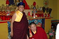 Lama Nawang et le Douzième Gyalwang Drukpa