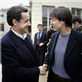 Nicolas Sarkozy et Nicolas Hulot Nicolas Sarkozy et Nicolas Hulot