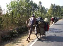 Les wallahs du charbon sur la route vers Ranchi, capitale du Jharkhand.