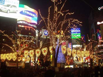 Noël à Shibuya (Tokyo)photo Shizuko Mishima