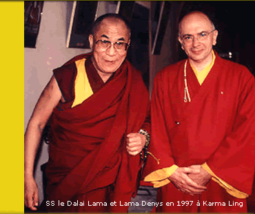 Lama Denys et SS le Dalaï-Lama