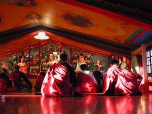 Pratique au temple